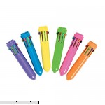 NT_Big Plastic Neon Mini Shuttle Pens 1-Pack of 12  B01MXF4HNU
